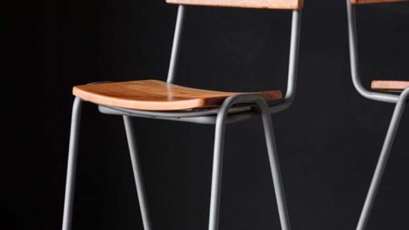 Breakfast bar stools, elevating the ambiance of the kitchen-cum-dining area