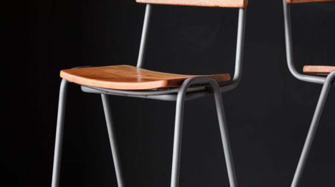 Breakfast bar stools, elevating the ambiance of the kitchen-cum-dining area