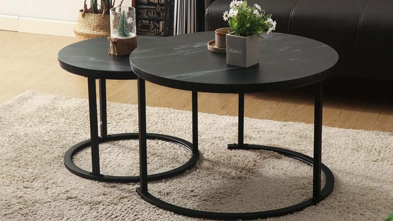 BIGTREE Round Coffee Table Review: The Ideal Choice for Modern Living Spaces