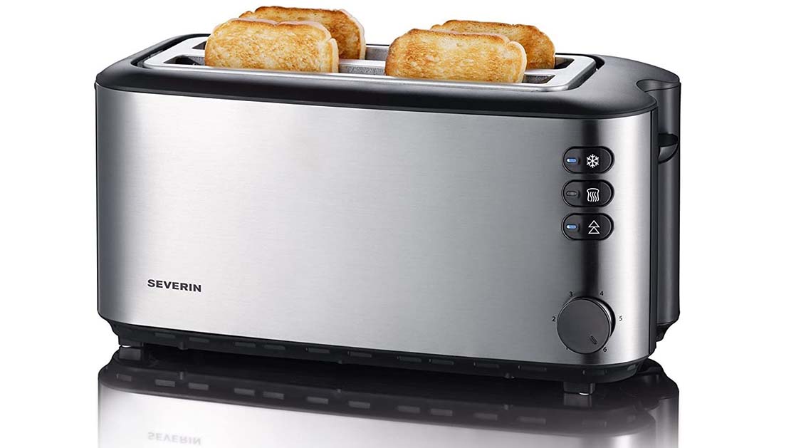 SEVERIN AT 2509 Automatic Long Slot Toaster: The Perfect Companion for a High-Quality Breakfast Experience