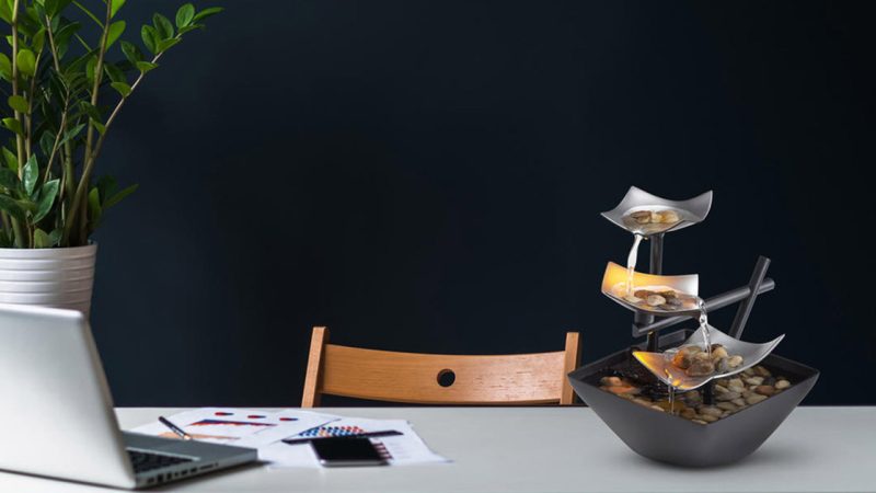Creating a Peaceful Corner in Your Busy Life: A Tabletop Water Fountain to Calm Your Mind