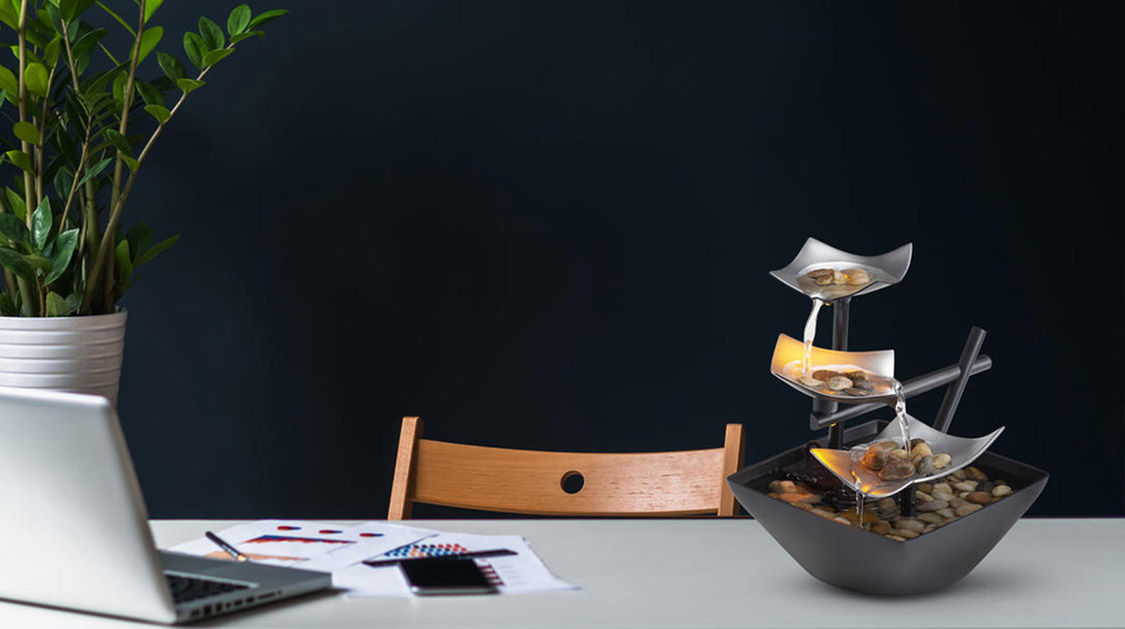 Creating a Peaceful Corner in Your Busy Life: A Tabletop Water Fountain to Calm Your Mind