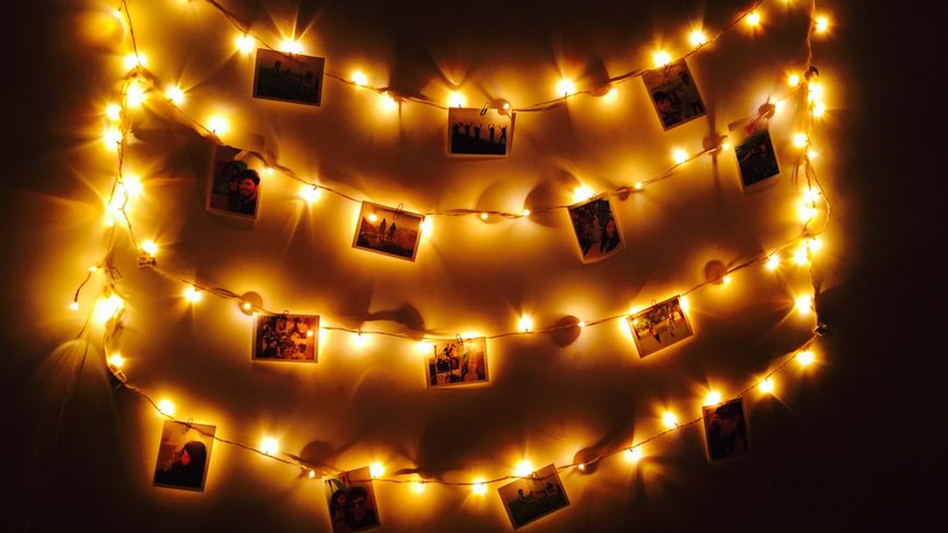 string lights cozy room warm glow diy lighting