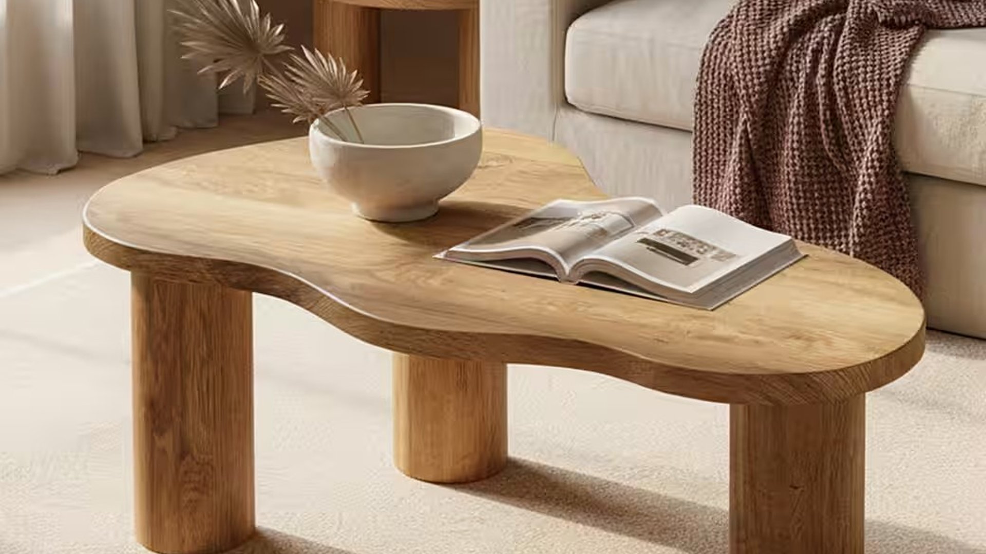 minimalist living room wooden coffee table art pri