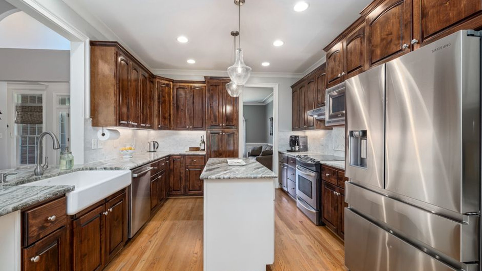 kitchen before and after rule of three layout   us